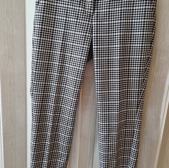 Express houndstooth pants black and white Size 8R - Picture 2 of 8